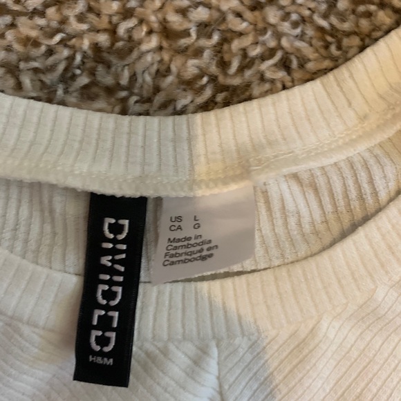 Cropped tie shirt - Picture 2 of 3